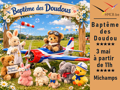 Baptême des doudous au Hirondelles Model Club Bastogne