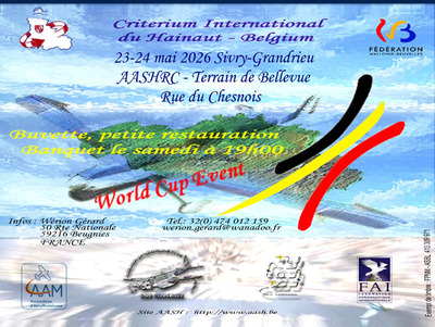 Criterium international du hainaut - F3A à Assoc. Aéromodéliste du Sud Hainaut Royal Club