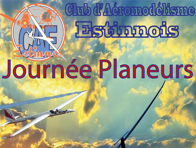 Journée planeurs  au Club d'Aéromodélisme Estinnois 