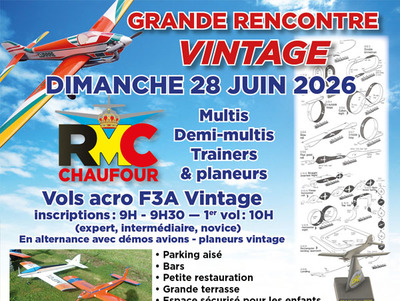 Grande Rencontre F3A Vintage au Royal Model Club du Chaufour