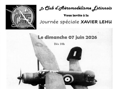 journée spéciale Xavier Lehu au Club d'Aéromodélisme Estinnois