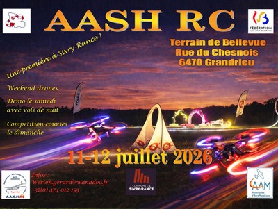 Journée découverte Drones à l'Assoc. Aéromodéliste du Sud Hainaut Royal Club