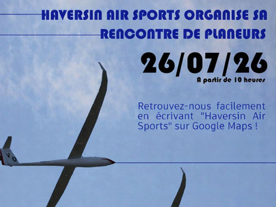 Journée rencontre et remorquages planeurs au Haversin Air Sports