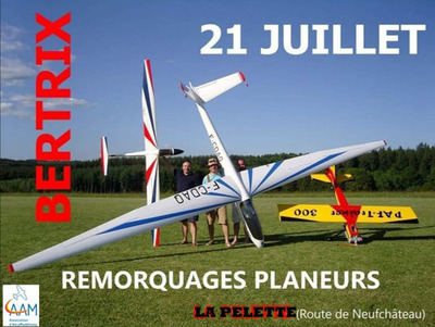 Remorquage planeurs au Model Air Club de L'Ardenne