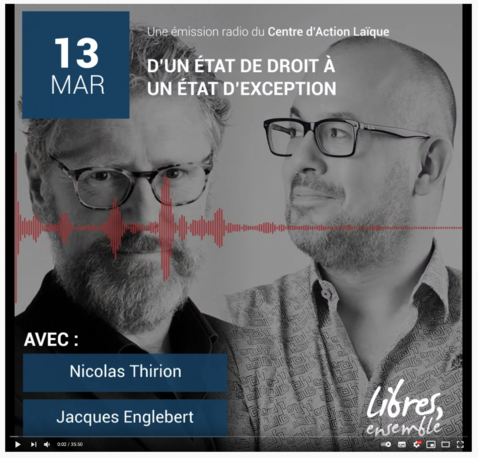 D’un Etat de droit à un état d’exception