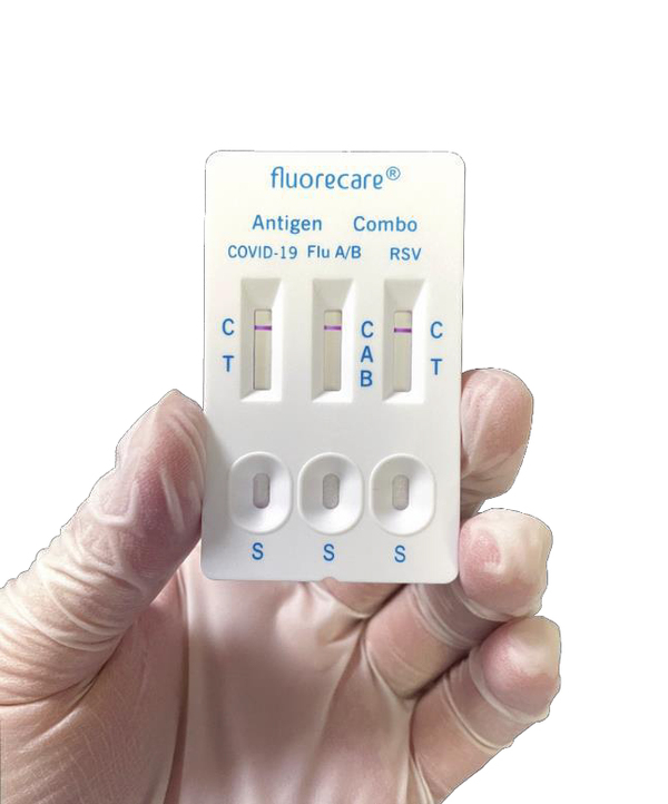 Fluorecare Corona Schnelltest - Test für RSV, Influenza A/B & SARS